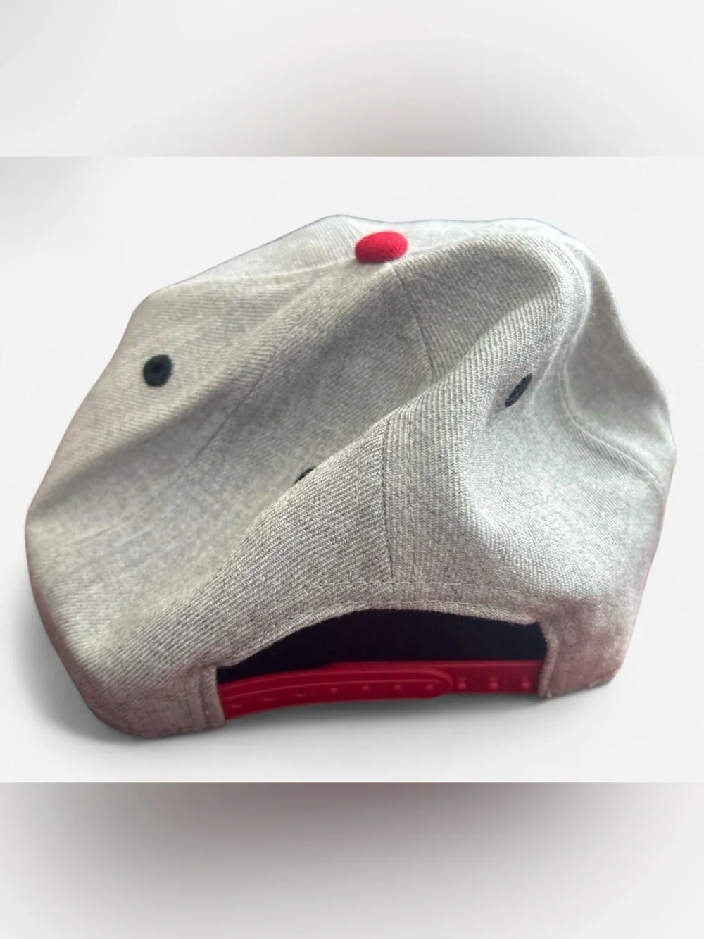 New Era Houston Rockets Gray Red Gold Snapback Hat